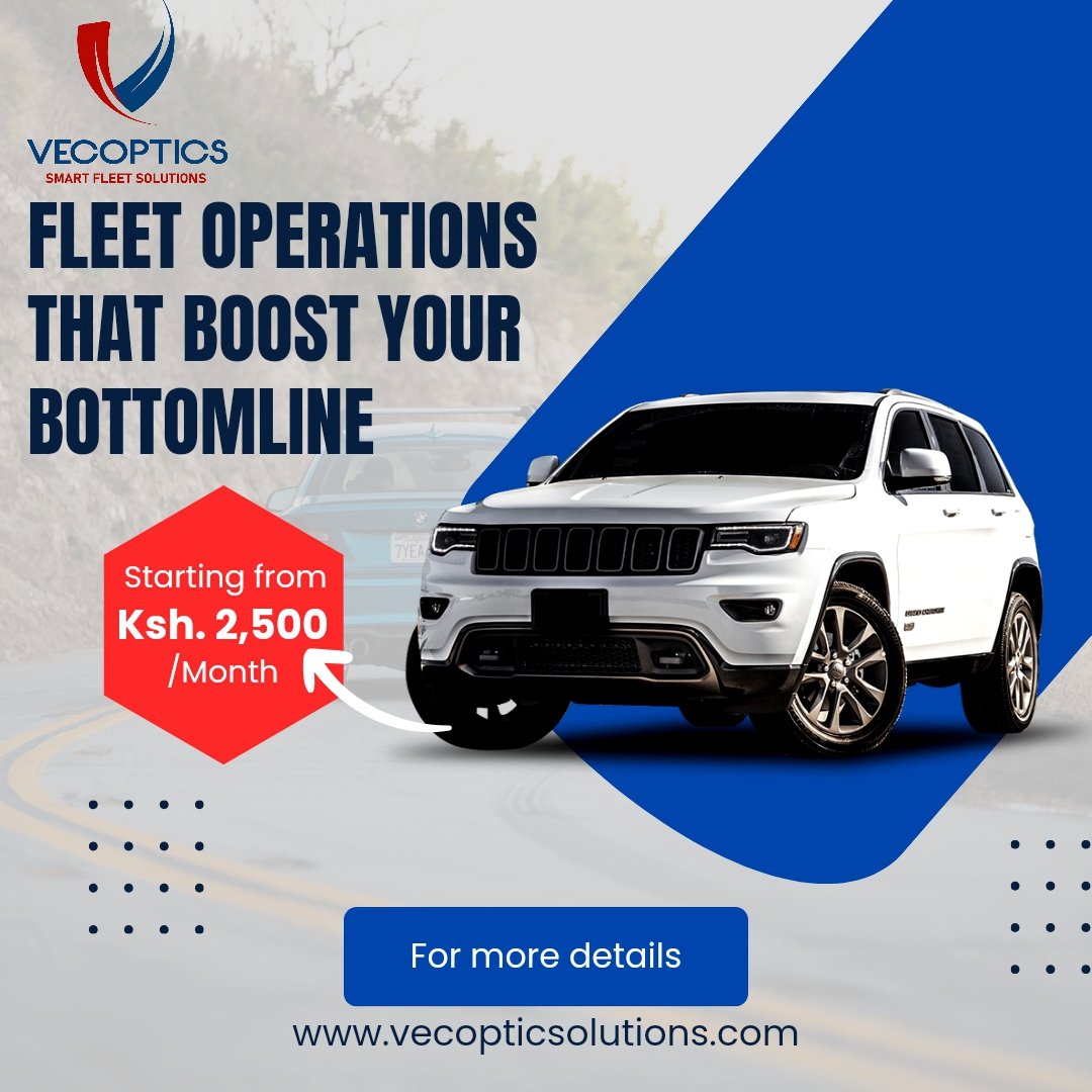 Our solutions assist #fleetmanagers to optimize efficiency while reducing the costs related to business #fleets. To learn more about our smart fleet solutions, get in touch with us.

+254 714 500 130 || +254 104 500 130
info@vecopticsolutions.com

#FleetManagement #CostSavings