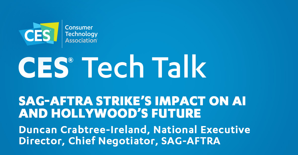 This week on #CESTechTalk, @JamesKotecki sat down with @DuncanCI to discuss AI and its impact on the entertainment industry. Hear about the recent actors’ strike, and the ways @SAGAFTRA is protecting integrity and expression in the future of acting here: ces.tech/events-program…
