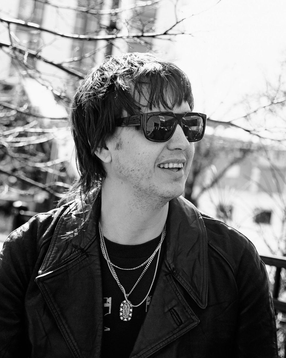A quick portrait of Julian Casablancas taken while out in West Town the day after The Strokes’ performance at Credit Union 1 Arena in Chicago. 📸: March 9th, 2024
