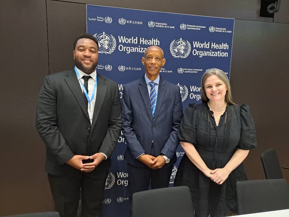 On the sidelines of the Steering Committee meeting, the Director-General of @RwandaFDA , Prof. @emilebienvenu had a meeting with the US FDA team, led by Leigh Verbois, Director of the Office of Drug Security, Integrity, and Response at FDA.