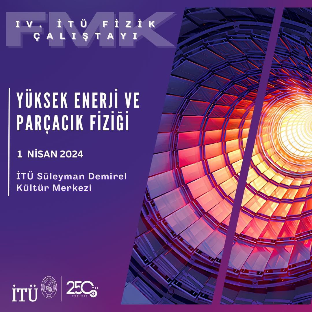 itufmk's tweet photo. Sizlere 1 Nisan 2024 tarihinde SDKM'de gerçekleştireceğimiz Yüksek Enerji ve Parçacık Fiziği Çalıştayımızı duyurmaktan mutluluk duyuyoruz🤩✨

Profildeki linkten kayıt olabilirisiniz.... https://t.co/BZi5Aiin3k
