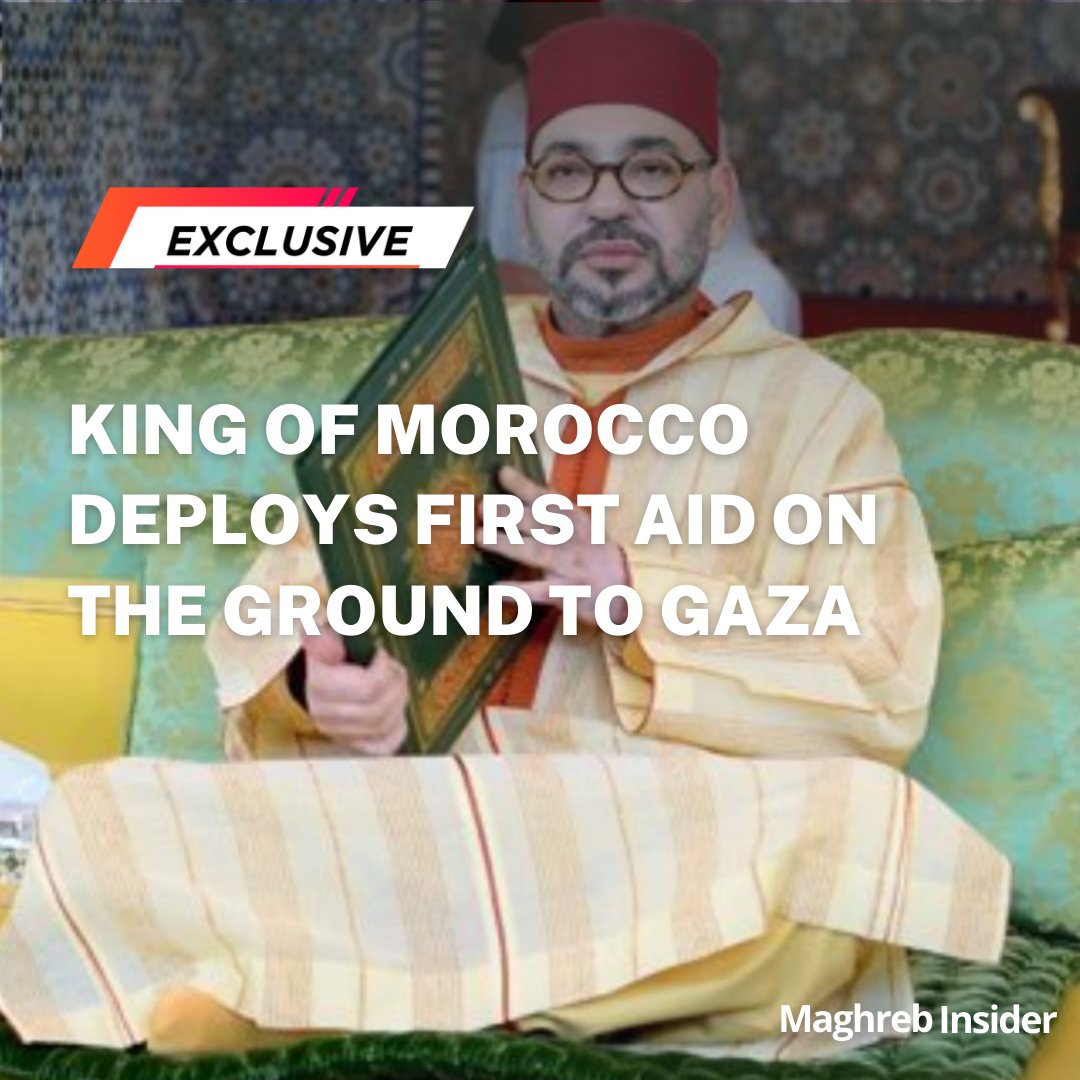Exclusive : King of Morocco pioneers a new humanitarian route: 40 tons of aid delivered directly to Al Quds, benefiting thousands of Palestinian families.

#maghrebinsider #Morocco #gaza #alqudscommittee #ramadan