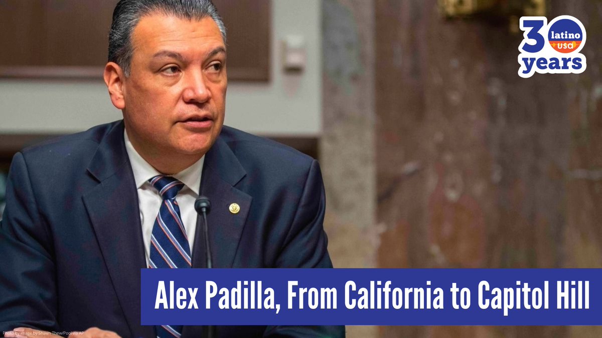 #NowPlaying a @LatinoUSA podcast 🎧 In this rebroadcast, it was an anti-immigrant initiative in California that propelled @AlexPadilla4CA into politics. Now, he is making history as the first Latino to represent California in the U.S. Senate. LINK ➡️ bit.ly/3IxiYto