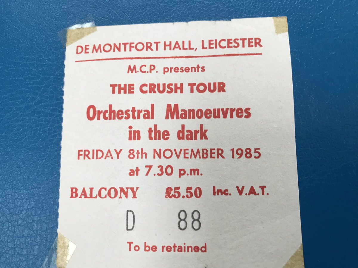 Russell Spiers (@sp1ro) on Twitter photo Looking forward to seeing these again tonight!!
<a href="/demontforthall/">De Montfort Hall</a> <a href="/OfficialOMD/">Orchestral Manoeuvres in the Dark</a> Looking forward to seeing these again tonight!!
<a href="/demontforthall/">De Montfort Hall</a> <a href="/OfficialOMD/">Orchestral Manoeuvres in the Dark</a>