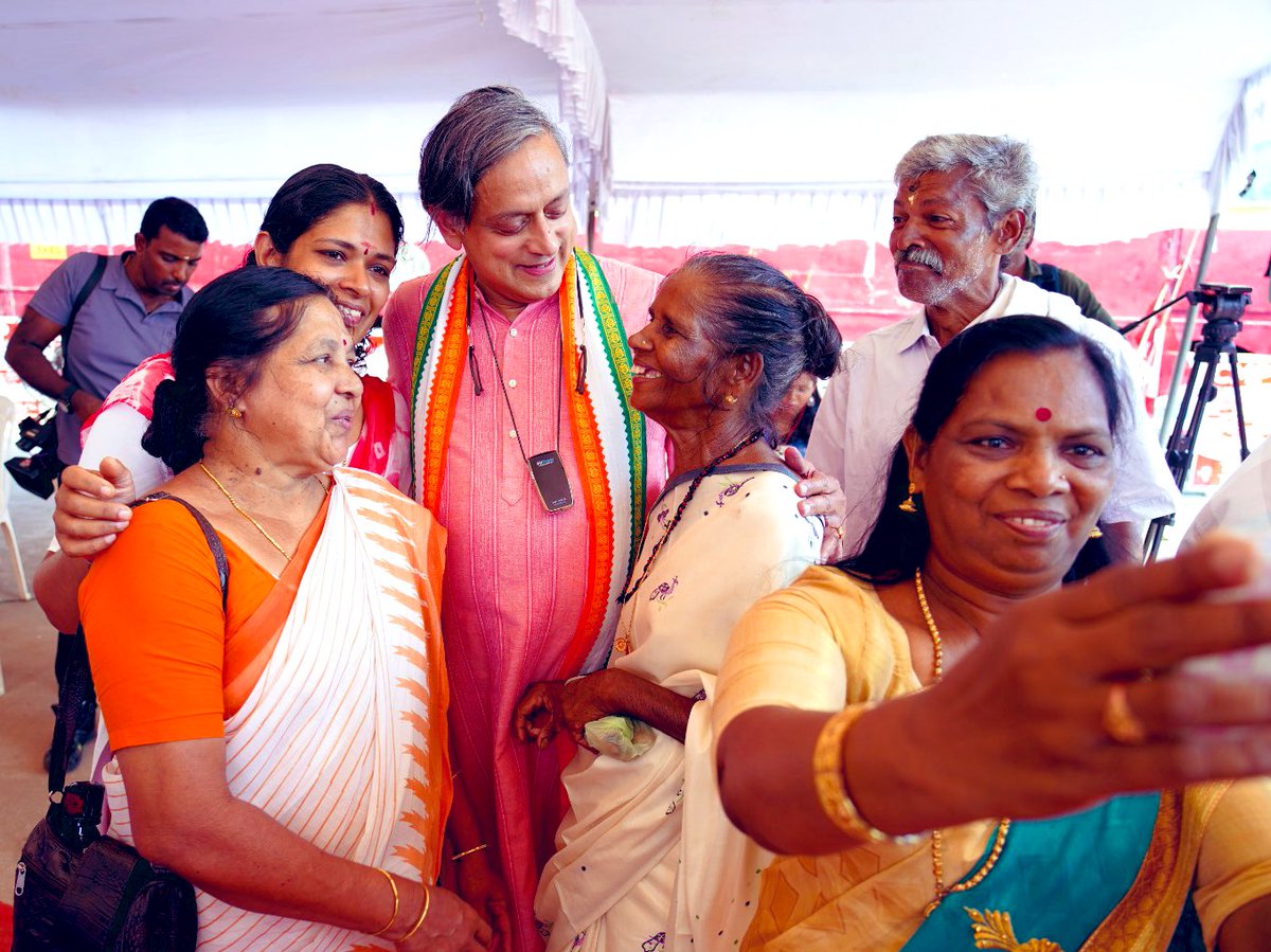 ShashiTharoor's tweet photo. After the fast was broken I interacted with supporters and then with the media which was there in strength to question me on the CAA. My position is very simple: no religious test can apply to citizenship. That’s a betrayal of the constitution and the very basis of our nationhood.