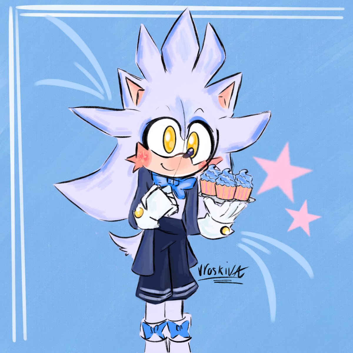VroskiVA's tweet photo. I hope it’s not too late to post this but enjoy some silly maid silver art 

#Sonic #SonicTheHedegehog #silverthehedgehogfanart #Sketch #sega #fanart #Silver #art #smallartist #artfyp https://t.co/7lAuU5DBQJ