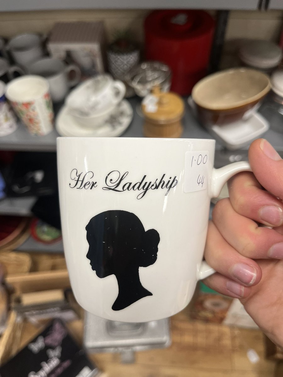 Butterfoxy's tweet photo. As the only woman at work I think it would have been only appropriate to get this mug as a welcome gift. https://t.co/v7TCItcPBd