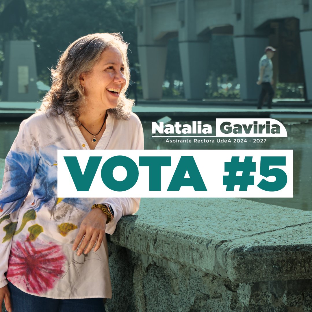 Comunidad de la <a href="/UdeA/">Universidad de Antioquia</a>, recuerden que quedan pocas horas para participar en la consulta por la rectoría.
Vota por el #5 aquí acortar.link/HoQ8vU

¡Inspirar y conectar para crear futuros!

#UdeACasaDeTodos  #AlmaMater #nataliarectora #antioquia #comunidadudea