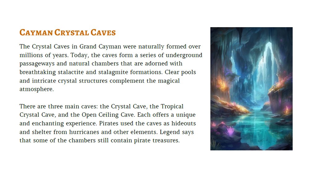 Fun facts from the Golden Age of Piracy: The Cayman Crystal Caves #history #rpg #ttrpg #pirates #boardgames #Caribbean #gamedev #FunFacts #DidYouKnow #wtf #random