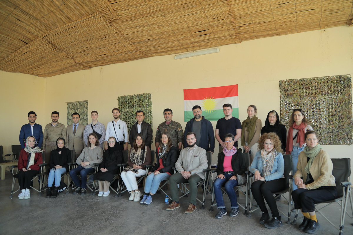At Sector 6, we welcomed a delegation of academics, researchers, and media persons from Germany and Austria. They visited us along with the Kurdistan Student Union to learn more about the Kurdistan Region and the bravery of Peshmerga in the face of threats of ISIS terrorists.