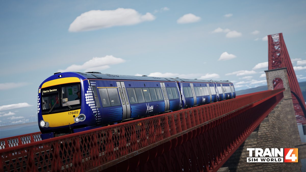 trainsimworld's tweet photo. Experience cantilevers, coastlines, and a new DMU in @RivetGames' upcoming Train Sim World 4’s Fife Circle.

🚆 Class 170
📍Edinburgh - Markinch via Dunfermline &amp; Kirkcaldy
🌉 Cross the Forth Bridge

Pre-order for March 26th on @Steam➡️ https://t.co/EiiaI2tanc

#TrainSimWorld4 https://t.co/LeV1HoohSQ