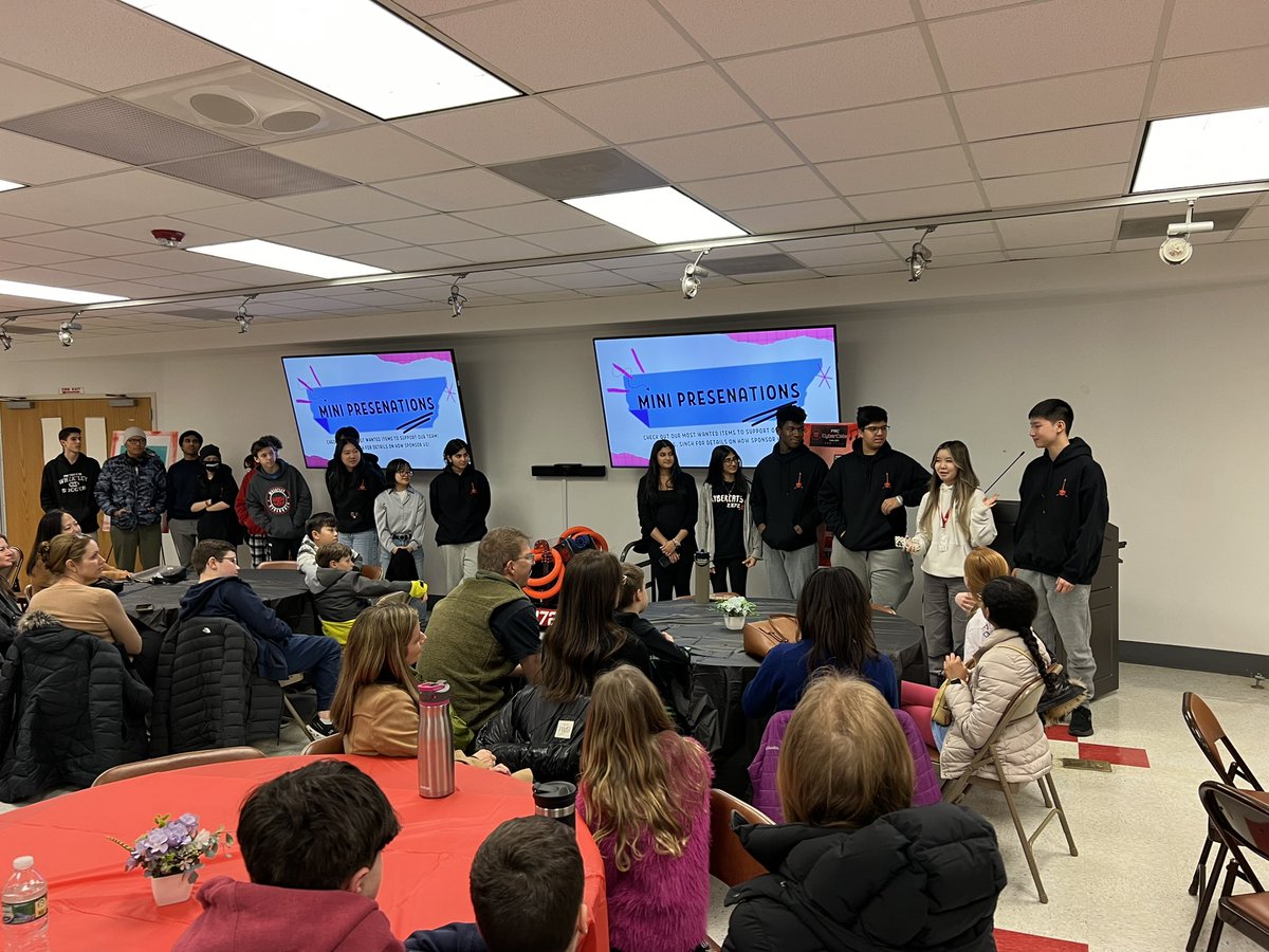 Yesterday, @TheCybercats of The @WheatleySchool hosted their 2nd Annual Community Night. Hackers and Robotics Students from WR & NS completed engineering challenges, learned about this years FRC Challenge and Stacatto, the teams Robot and explored our Production Lab! #ewlearns
