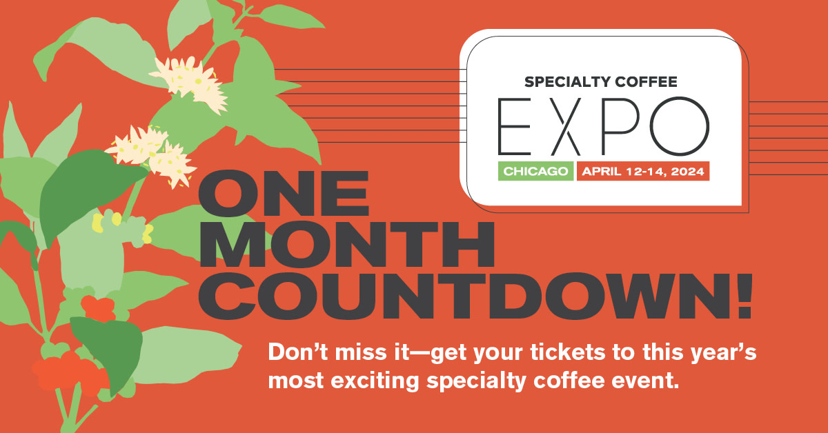 ☕️ The countdown begins TODAY! ⏳ Only one month left until Specialty Coffee Expo 2024! ☕️ Get your tickets on bit.ly/3473TJt Specialty Coffee Expo 2024 is proudly supported by: Diamond Sponsor: Sanremo Coffee Machines Platinum Sponsor: Pacific Barista Series Portr...