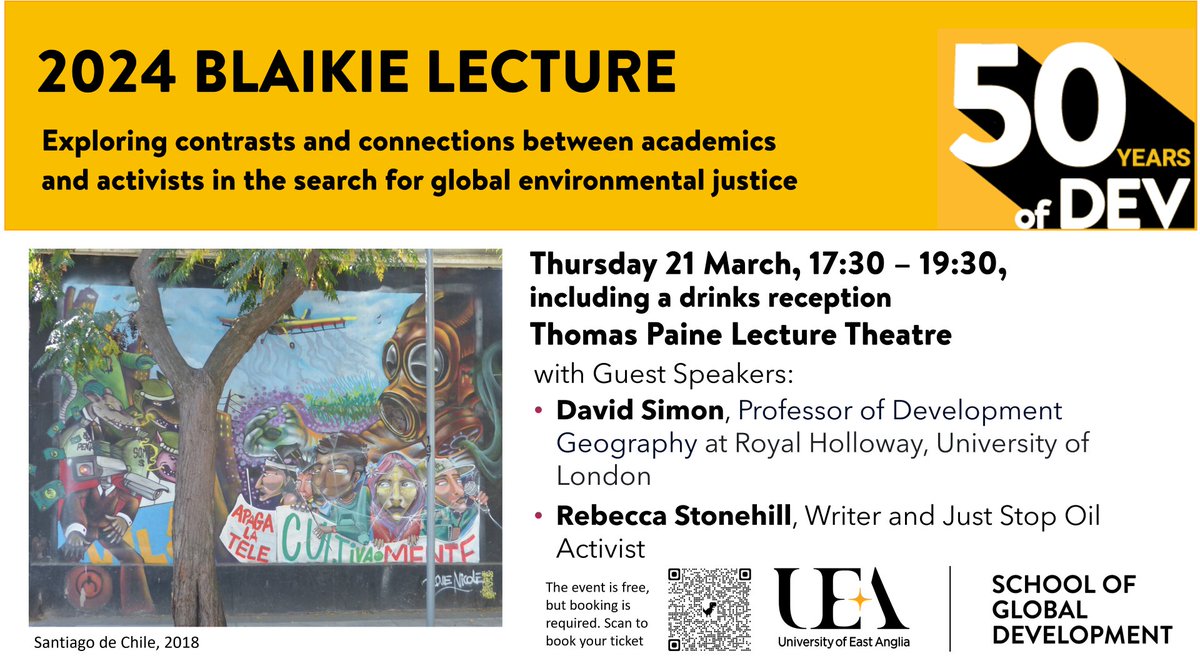 Join us for the 2024 Blaikie Lecture on #EnvironmentalJustice!