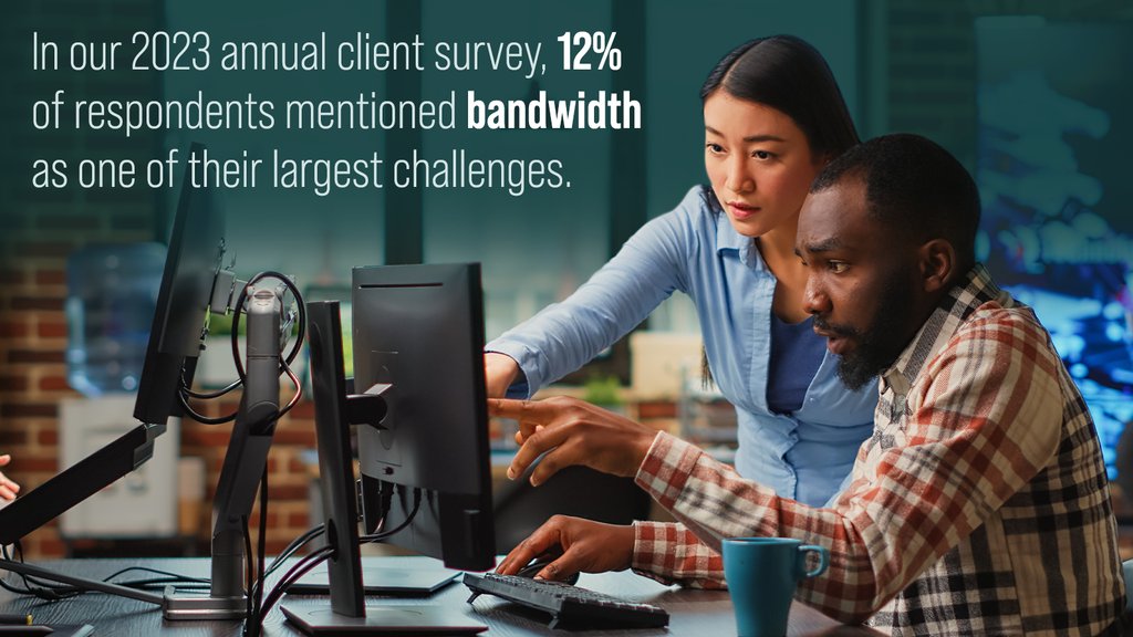Division__d's tweet image. In our 2023 annual client survey, 12% of our clients flagged bandwidth as a major challenge. That&apos;s where Division-D steps in! We&apos;re here to act as an extension of your team, streamlining processes and tackling challenges head-on.

#ClientSurvey #DigitalMediaPartner