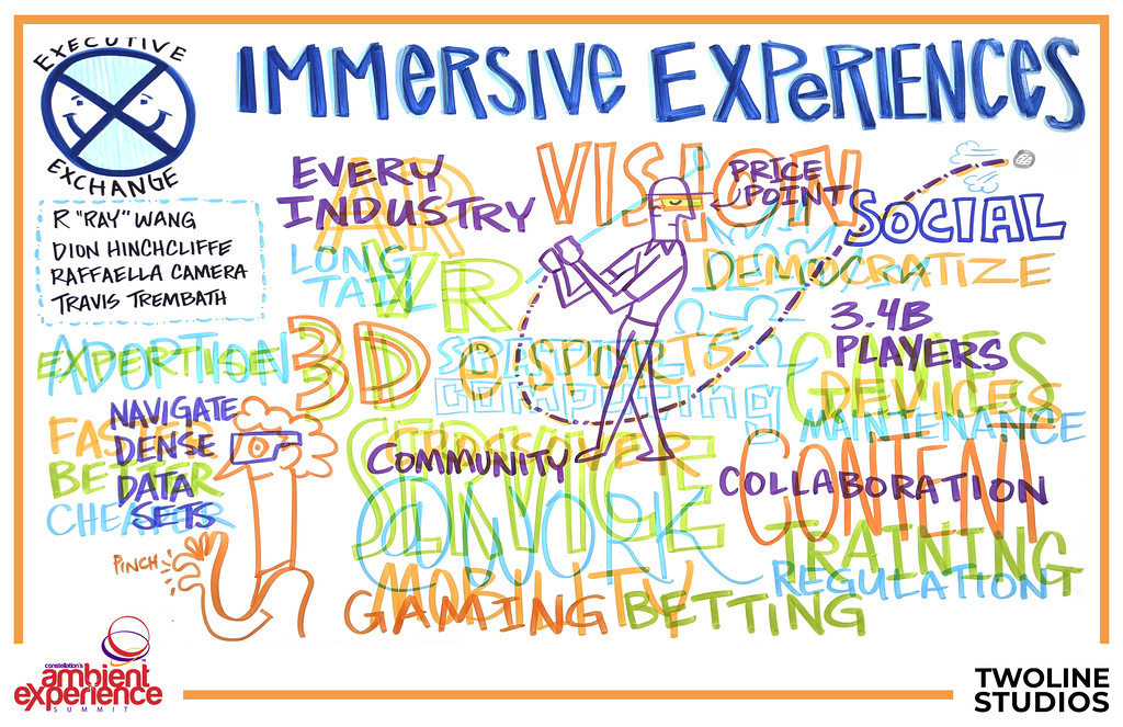 constellationr's tweet photo. At #AXS2024 we took a deep dive the world of immersive experiences with @rwang0, @Dhinchcliffe, @La_Raffaella_ and Travis Trembath https://t.co/2ObWxdlJSt @Heather_Willems @TwoLineStudios https://t.co/6IVXsB8fQu