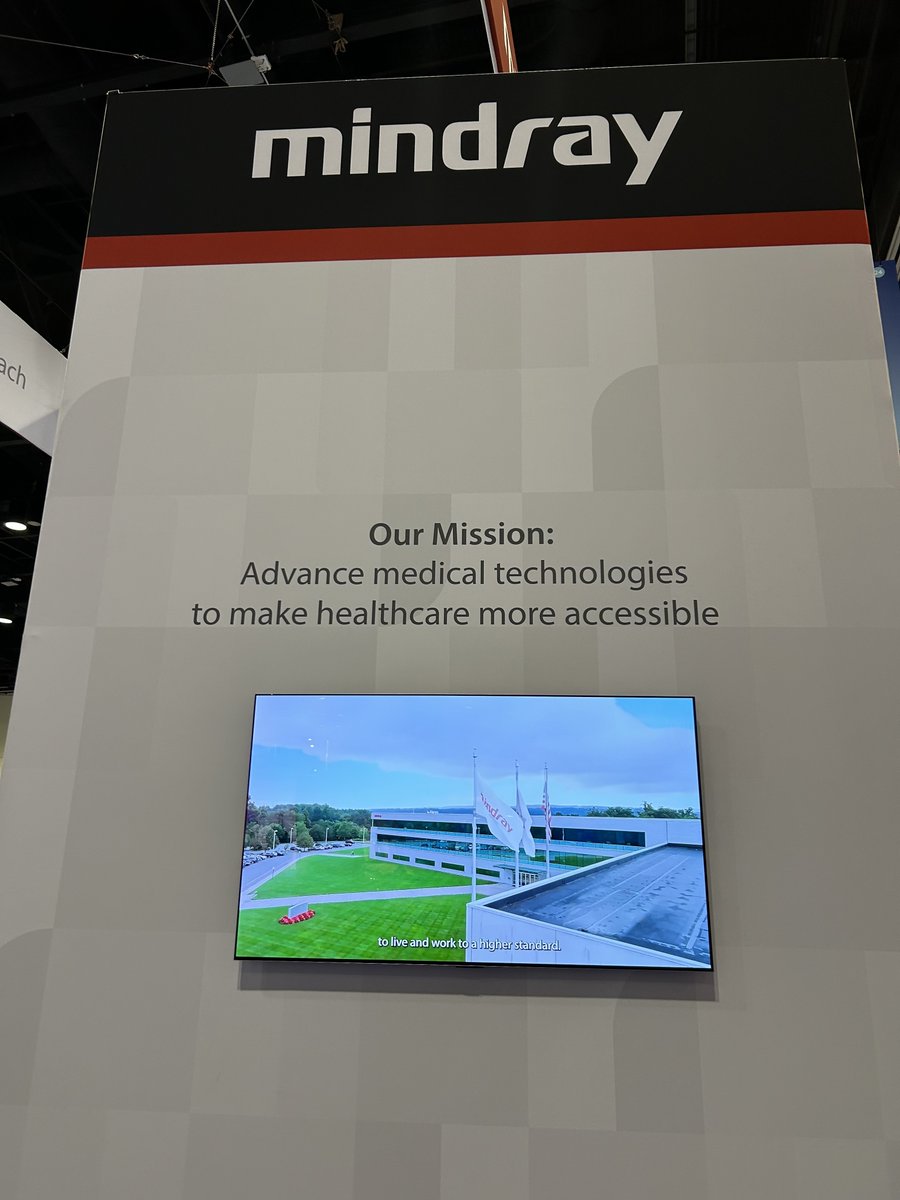 Mindray is having a great first day at #HIMSS24!  Visit us at Booth 1321 in the West Hall near the A2 entrance to connect with our team and explore interoperability redefined. 

#MindrayTradeshow #WeAreMindray