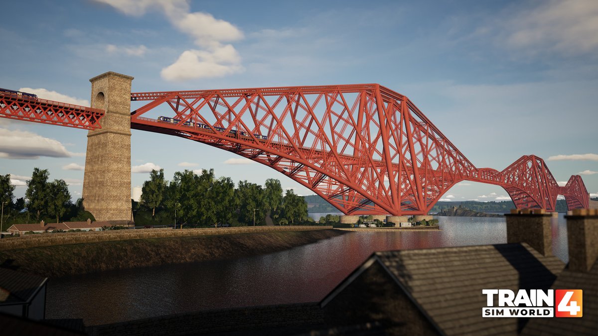 trainsimworld's tweet photo. Experience cantilevers, coastlines, and a new DMU in @RivetGames' upcoming Train Sim World 4’s Fife Circle.

🚆 Class 170
📍Edinburgh - Markinch via Dunfermline &amp; Kirkcaldy
🌉 Cross the Forth Bridge

Pre-order for March 26th on @Steam➡️ https://t.co/EiiaI2tanc

#TrainSimWorld4 https://t.co/LeV1HoohSQ