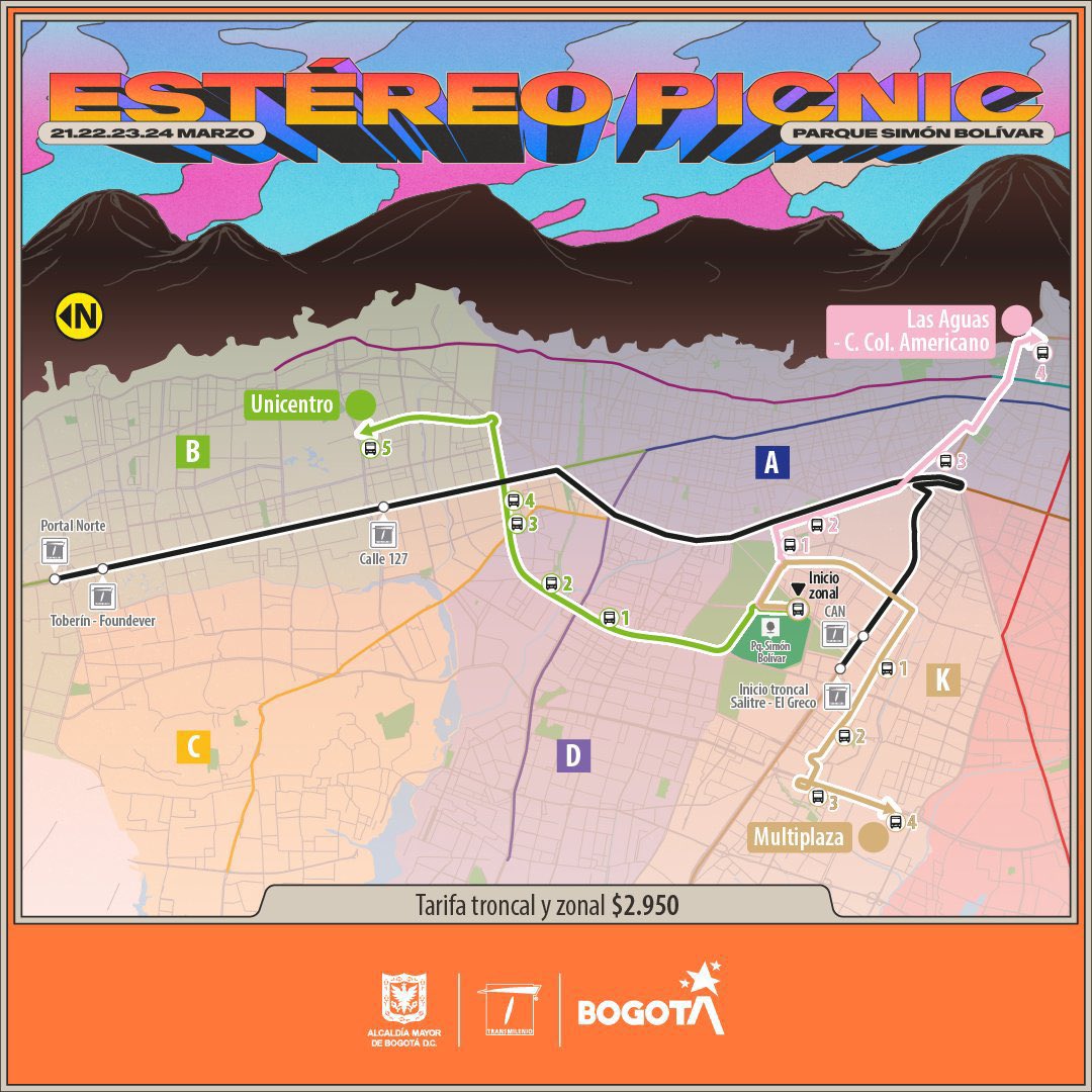 CCalderonRA's tweet photo. ¡Qué nota que activen rutas provisionales para los asistentes al @Festereopicnic_! Así debería ser con todos los grandes eventos nocturnos en la ciudad 🧵 https://t.co/F7pZet3EoZ