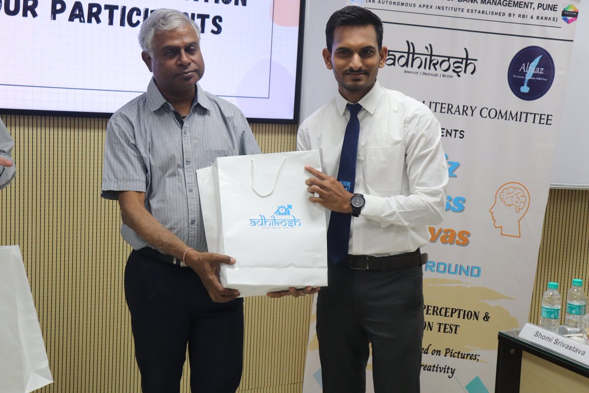 Spectra_NIBM's tweet photo. "Dive into the intellectual journey with snapshots from 'Quiz Cross Canvas,' an event hosted by Alfaaz - The Literary Committee of NIBM as part of  ADHIKOSH'24 in collaboration with Spectra, the fest committee of NIBM. https://t.co/UlpsO2yzSV