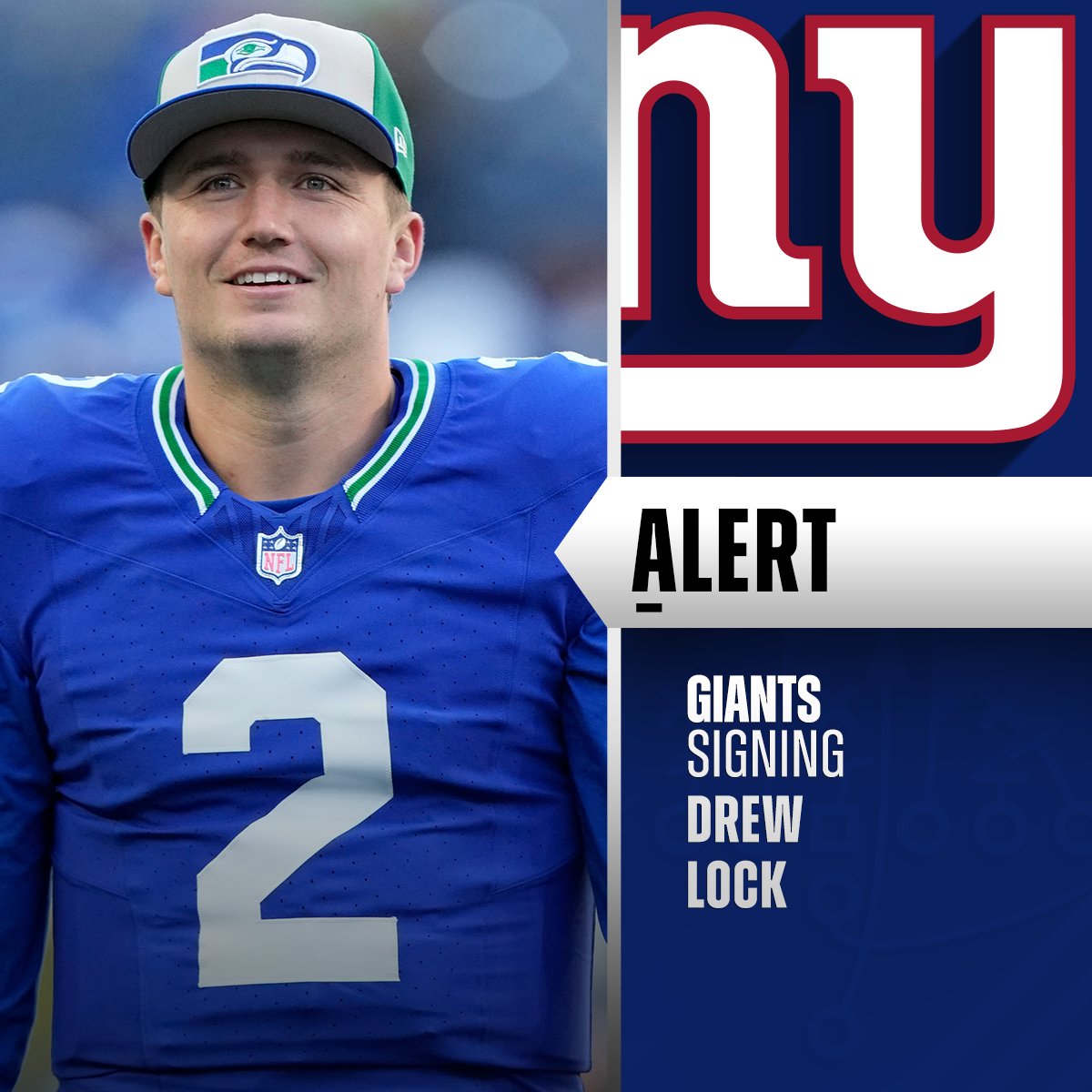 Giants signing QB Drew Lock. (via @RapSheet)