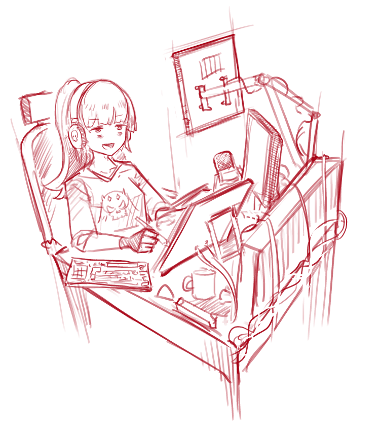 「」|advarcherのイラスト