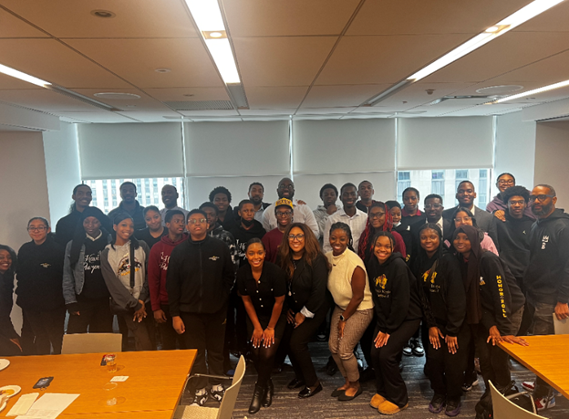 We were thrilled to host a group of 10th grade students from Frederick Douglass Academy II as part of the @Partnership for New York City’s initiative #CareerDiscoveryWeek. The future is as bright as the students from FDA II!