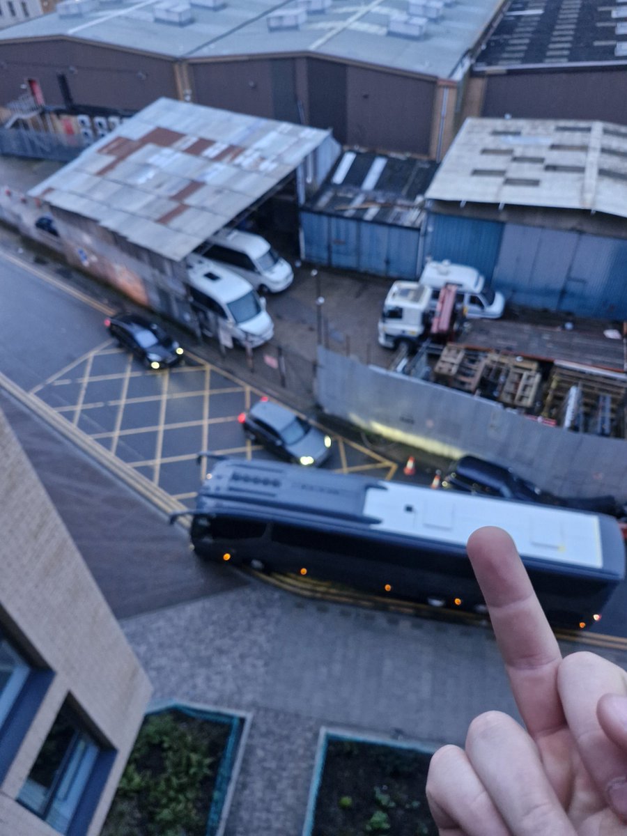 Shittest team bus I've ever seen #AFCW  #COYD