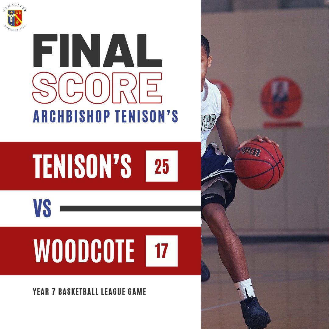 TenisonsPE's tweet image. An excellent win for the Archbishop Tenison’s Year 7 Basketball Team! 25-17 🔥 A good performance by the boys! Our hard work is paying off! 📈💪🏾💯

Powered by @vithitdrinks🥤🔋🏀💪🏾💯 
#ABT #GloryToGod #Croydon #VitHitDrinks