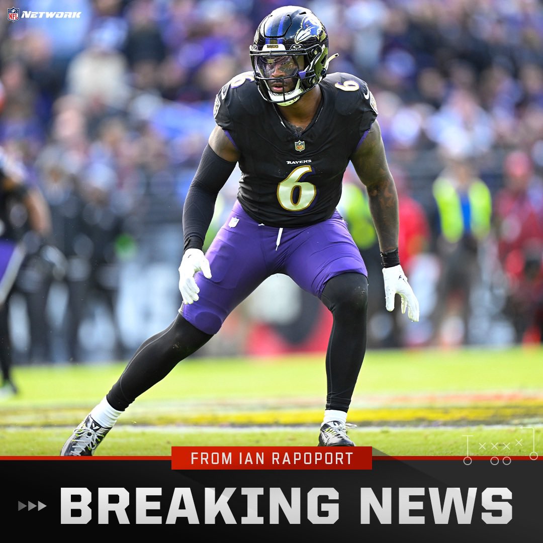 The #Steelers are locking in a huge piece in the middle of their defense — as they’ve agreed to terms with #Ravens LB Patrick Queen, as @mspears96 reported. Queen gets a 3-year, $41M deal and Pittsburgh gets a standout LB who now will play his old team twice a year.