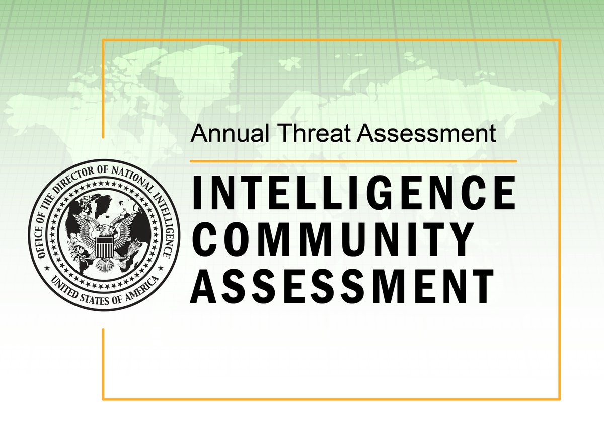 Our Nation faces serious challenges, and we're up for the task. @ODNIgov just released its Annual Threat Assessment, which demonstrates the commitment of @NSAGov, @US_CYBERCOM, and our partners to provide timely, actionable intelligence to U.S. leaders. dni.gov/files/ODNI/doc…