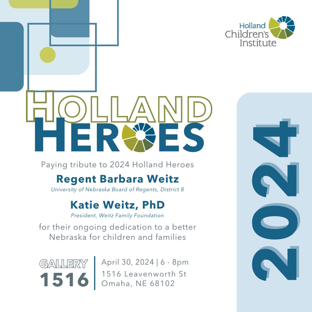 HCInstitute's tweet photo. JOIN US🎉 This year, we are excited to celebrate 2024 Holland Hero Honorees,  Regent Barbara Weitz and Katie Weitz, PhD!

📆: April 30 from 6 - 8 pm CT
📍: Gallery 1516
🎫: https://t.co/XTp5q5EpJy https://t.co/QH7YkF2qr9