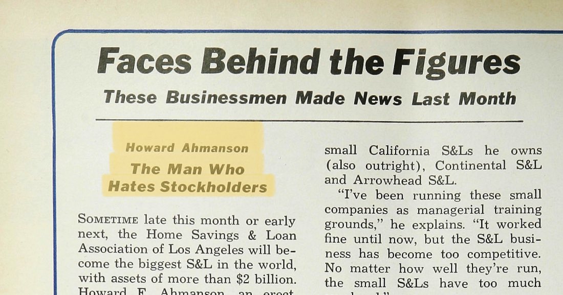 A Buffett 1950s stock: National American Fire Insurance NAFI was a long-forgotten fraud. It didn’t file with the SEC or trade on an exchange, and the guy who ran it “hated stockholders.” Yet Buffett went door-to-door buying 10% of the float. Why? See below to find out.