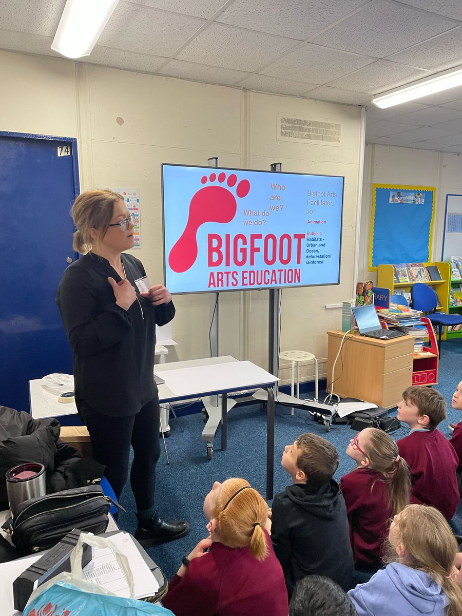whitchurchprm's tweet image. 3SH have had the most exciting and engaging day as they worked with Jo from Big Foot Animations! We can’t wait to see the final film! #WPSY3 #WPSExpressiveArts @bigfootwales