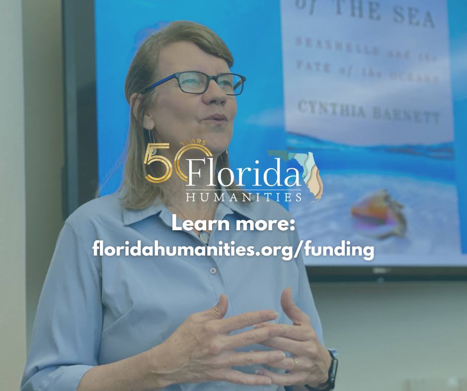 FlHumanities's tweet photo. Are you someone passionate about #Florida #history and #cultures? Would you enjoy traveling the state presenting thought-provoking topics? Then you should apply to become a Florida Humanities Speaker!
Learn how: https://t.co/ZLXoUkyFek
#FLHumanities #FloridaTalks https://t.co/RodZ7Yw8BO