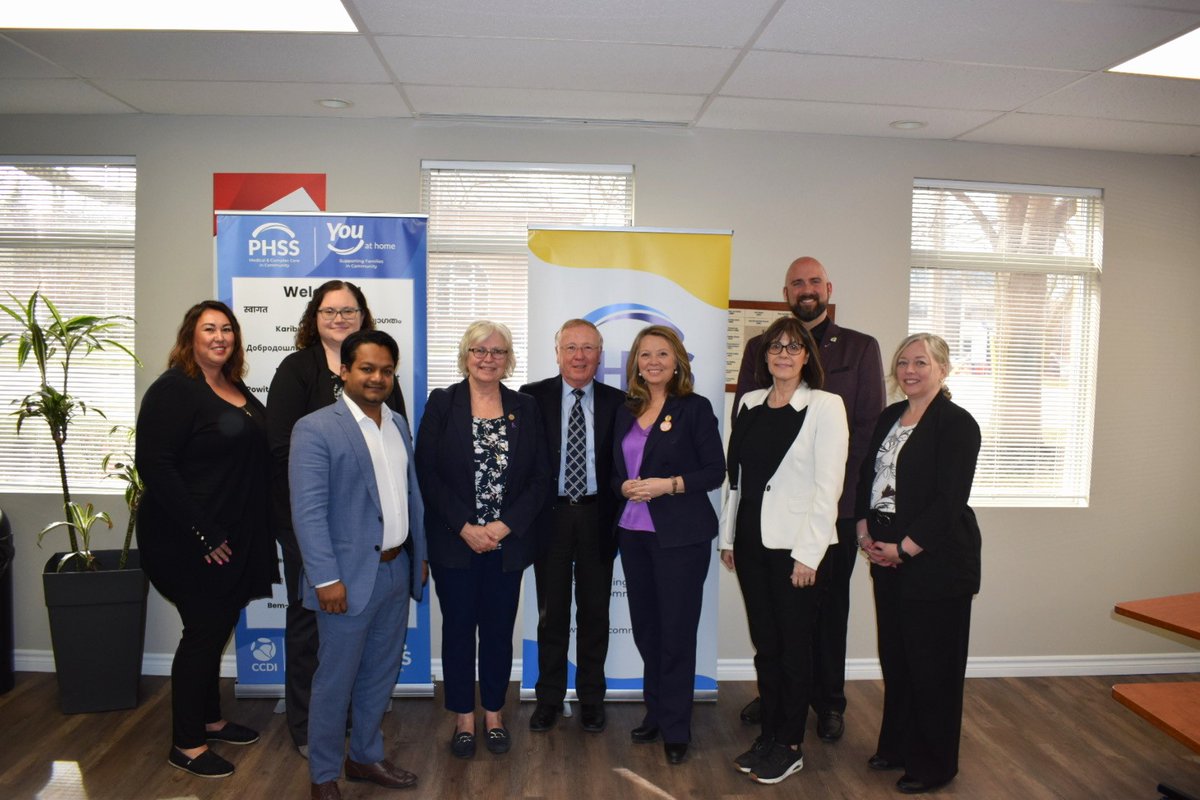 Thank you to NDP Leaders, @kernaghant @PeggySattlerNDP @TArmstrongNDP and @MaritStiles who came to visit PHSS and discuss the future of Ontario’s health and social care sector.