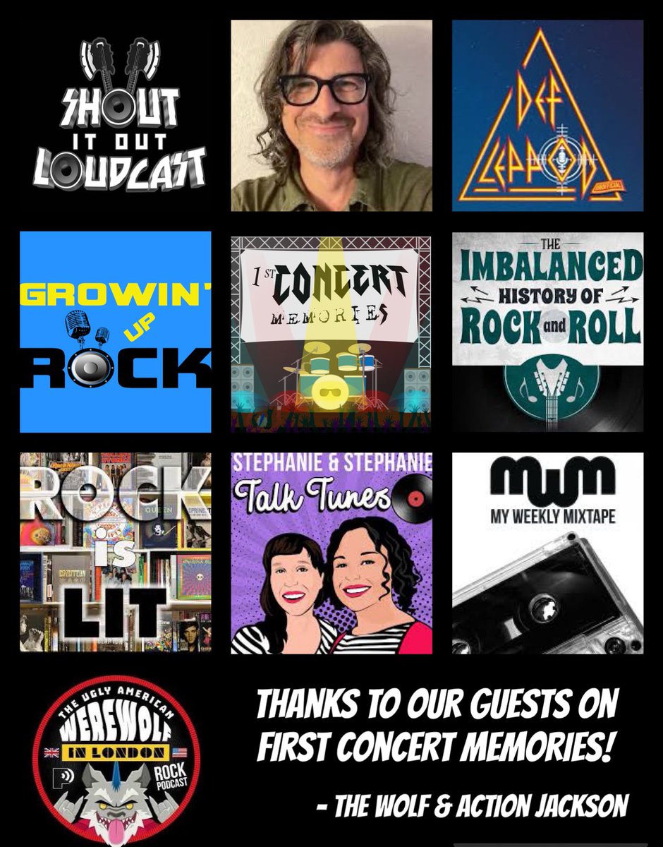 The Ugly American Werewolf in London Rock Podcast (@ugly_werewolf) on Twitter photo Our listeners have professed their love for our new monthly sidecast First Concert Memories!
We thank our listeners & all our amazing guests from our 1st 8 shows!!
Hear FCM 8 with Brian of <a href="/MyWeeklyMixtape/">My Weekly Mixtape</a> on seeing <a href="/blues_traveler/">Blues Traveler</a> in NYC post 9/11: pdst.fm/e/traffic.mega… Our listeners have professed their love for our new monthly sidecast First Concert Memories!
We thank our listeners & all our amazing guests from our 1st 8 shows!!
Hear FCM 8 with Brian of <a href="/MyWeeklyMixtape/">My Weekly Mixtape</a> on seeing <a href="/blues_traveler/">Blues Traveler</a> in NYC post 9/11: pdst.fm/e/traffic.mega…
