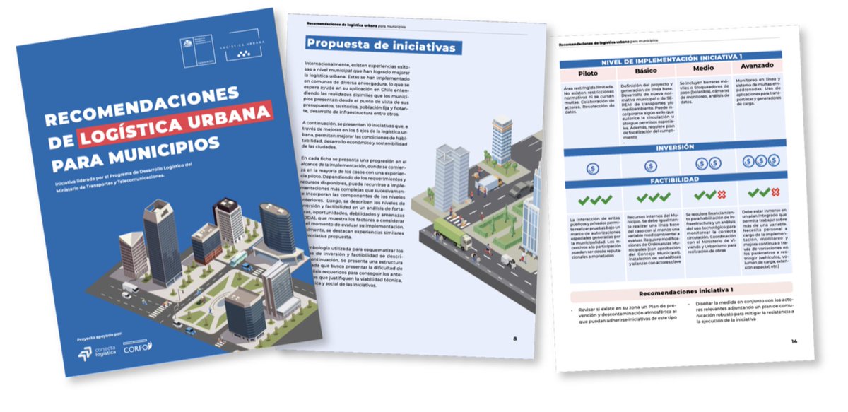 Los invito a descargar la “Guía de recomendaciones de logística urbana para municipios”.

Ahí podrán conocer iniciativas que buscan mejorar la habitabilidad, desarrollo económico y sostenibilidad de las ciudades a través de la logística.

📲logisticaurbana.cl