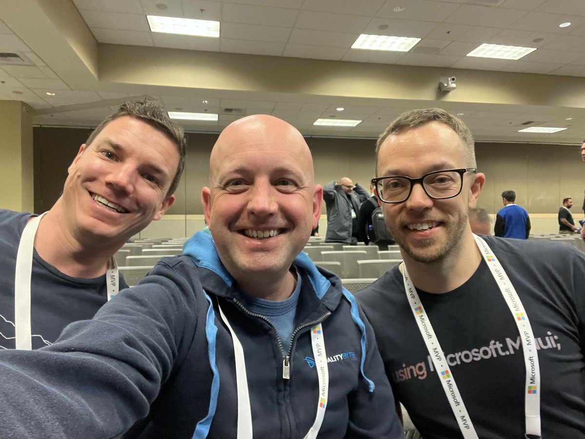 André Krämer (@codemurai) on Twitter photo Just dove into the #MVPSummit’s first session! Happy to reconnect in person with <a href="/mallibone/">Mark Allibone</a> and <a href="/Bijington/">Shaun Lawrence</a>, fellow European #dotnetmaui enthusiasts. Looking forward to what the rest of the week unveils and to meet more old friends and make new ones #mvpbuzz 🚀 Just dove into the #MVPSummit’s first session! Happy to reconnect in person with <a href="/mallibone/">Mark Allibone</a> and <a href="/Bijington/">Shaun Lawrence</a>, fellow European #dotnetmaui enthusiasts. Looking forward to what the rest of the week unveils and to meet more old friends and make new ones #mvpbuzz 🚀