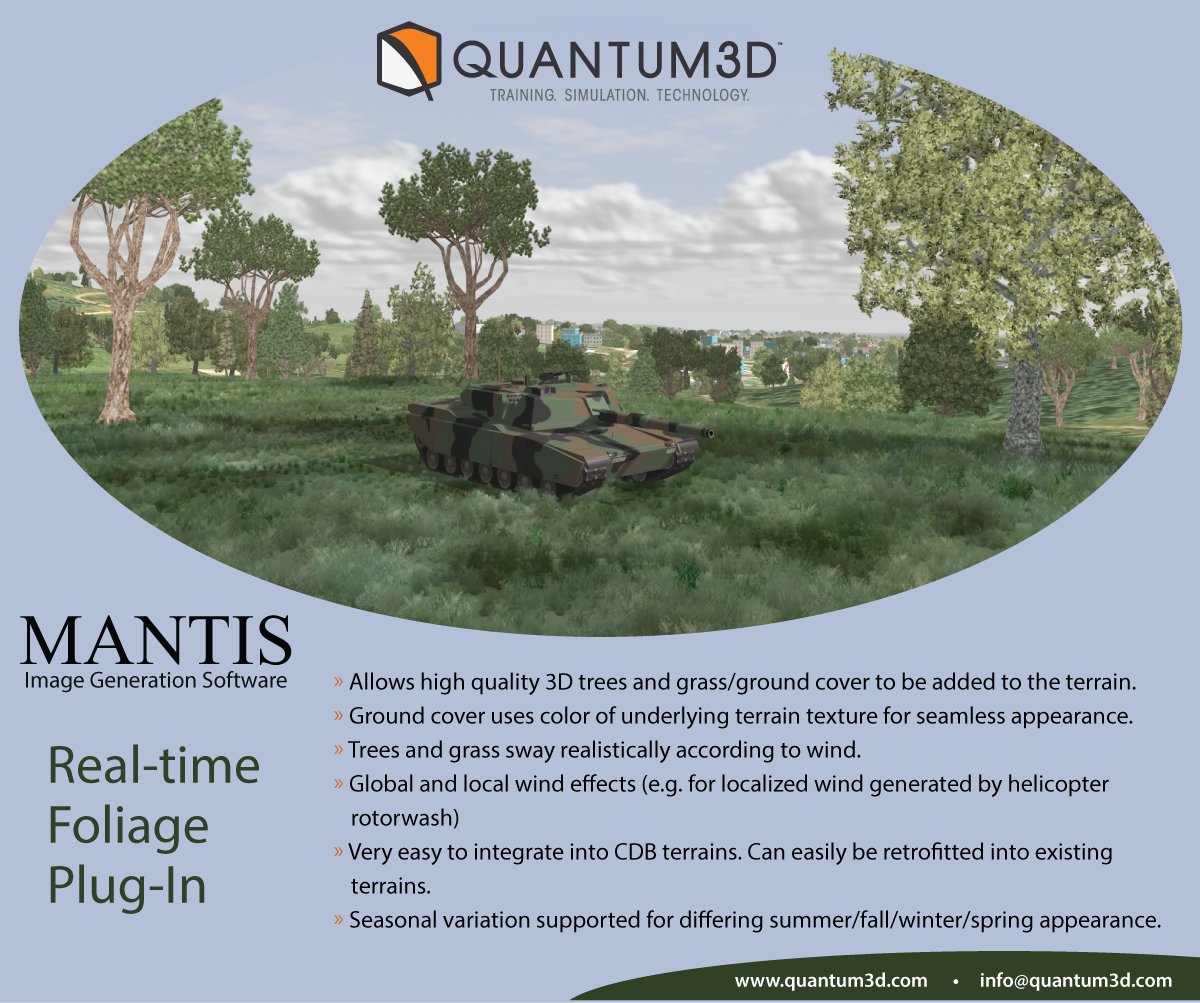 Quantum3D's tweet photo. MANTIS, Quantum3D's Image Generation Software, provides numerous features to create highly immersive simulation experiences.
Explore further details about MANTIS here https://t.co/fI1QHaojOE
#Quantum3D #MANTIS #imagegeneration #IG #simulation #aviation https://t.co/yeku46WY3D