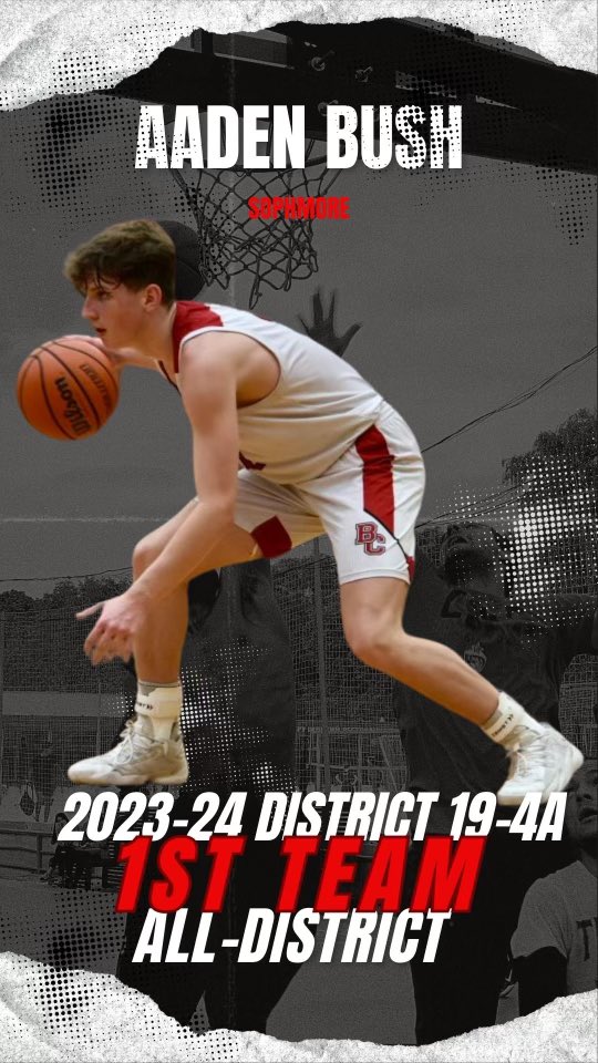 Congrats to <a href="/aadenbush_/">Aaden Bush</a> on his 1st Team All-District selection!