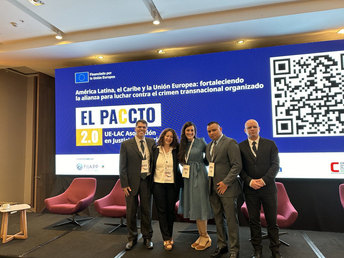 Together against illicit #firearms & related organized crime: 🇧🇷 Brazilian Federal Police, EMPACT-Firearms, @INTERPOL_HQ iArms and @UNODC_Firearms attending the ELPACCTO launching event in Panama City Ready to join forces to tackle this problem in the region!