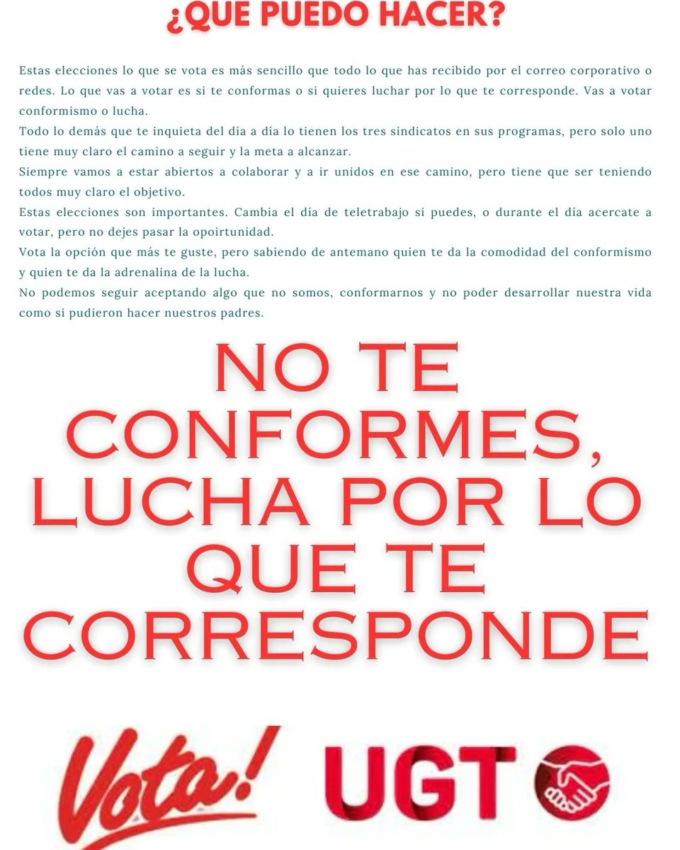 Sección Sindical UGT Opplus tweet media