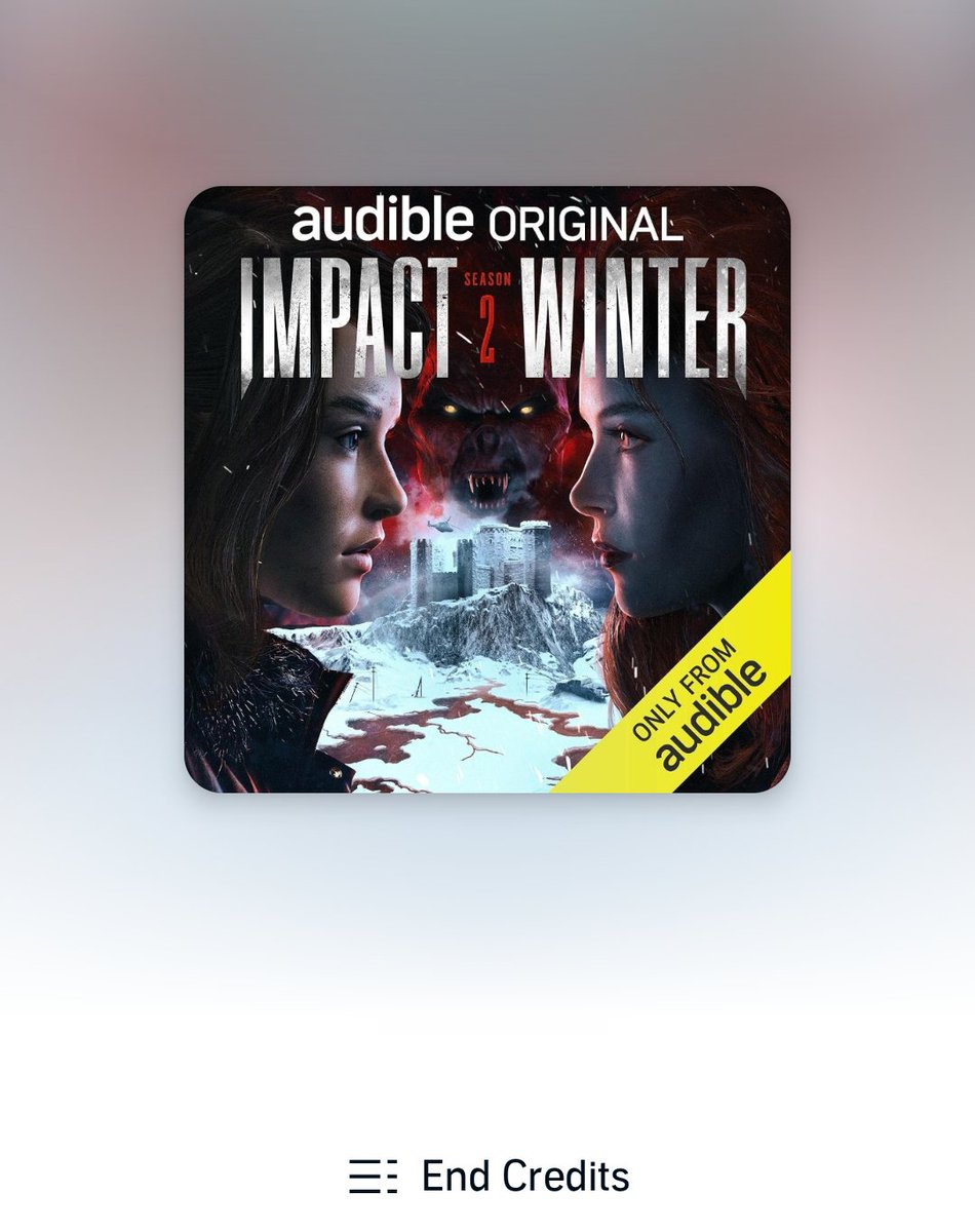 Alagaer_'s tweet photo. I DID IT! I finished this audio drama and now IDK what to listen too. It was so good omg. Absolutely loved it! 

#ImpactWinter #AudioDrama
#IFinishedThisBookAndNowIDontKnowWhatToDo https://t.co/wDqoPYSVoh