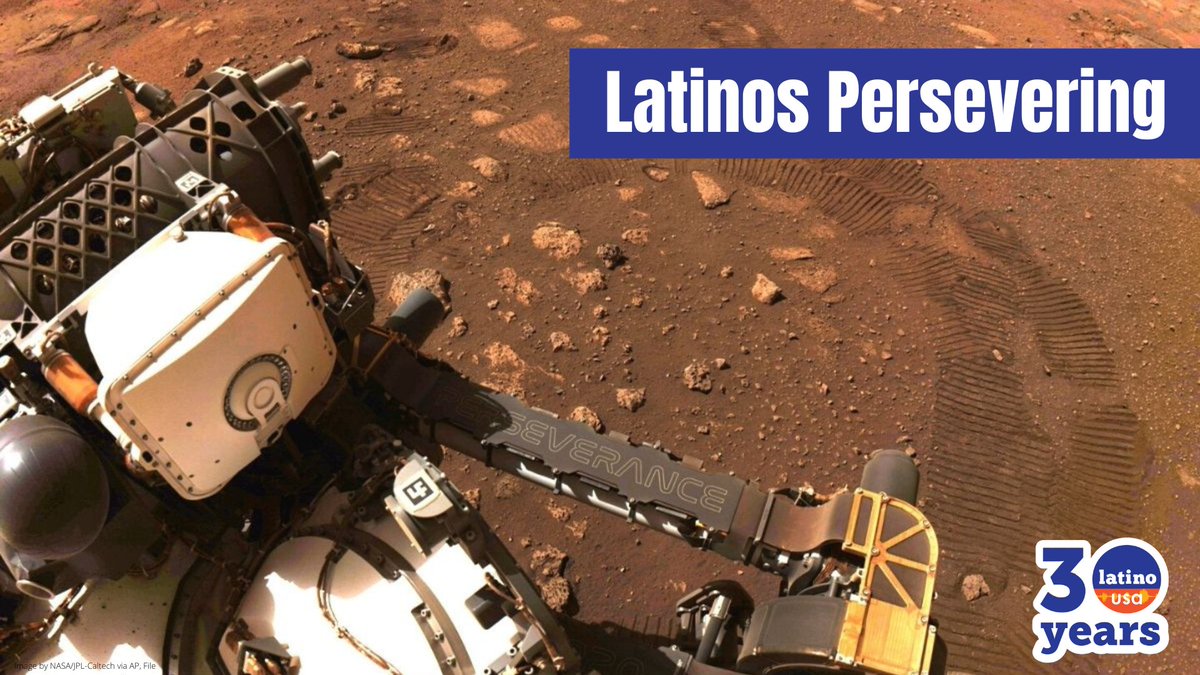 #NowPlaying a @LatinoUSA podcast 🎧 In this rebroadcast, @NASA's Perseverance rover traveled nearly 300 million miles to Mars in search of signs of past life. Meet some of the Latinos and Latinas who made this mission possible. LINK ➡️ bit.ly/43c3e8R