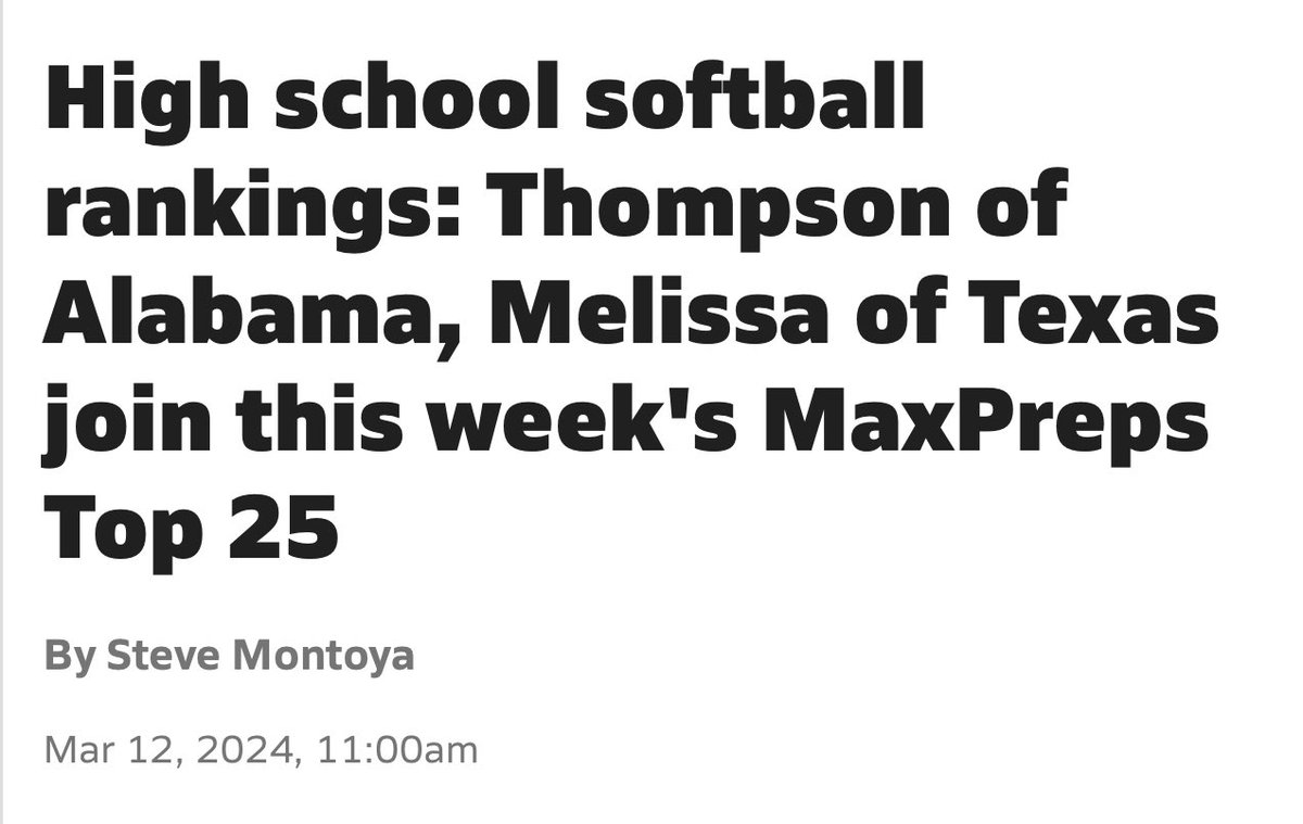 SoftballMelissa's tweet photo. 🥎💥 This team is crushing it! Ranked #23 in the nation and #1 in Texas. Remember, pressure is a privilege. Keep shining, never get outworked, stay focused, and keep your eye on the BIG prize! 🌟 #PressureIsAPrivilege https://t.co/zU58AoJjkb
