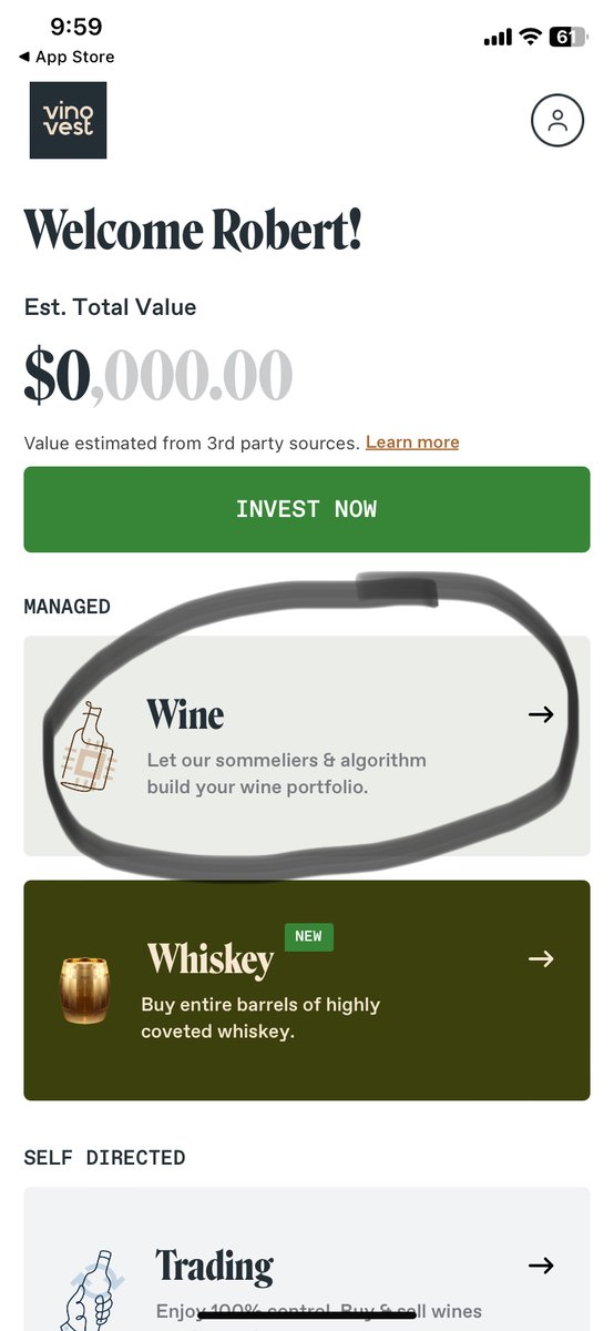 RandomiOSBugs's tweet image. .@anthony_j_zhang .@vinovest1 The Vinovest app (version 1.37.0) continually crashes for me. This happens with a brand new account that selects "Transactions" in the Wine section.
Here's the bug:
randomipad.blogspot.com/2024/03/vinove…