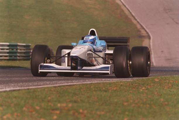 Tyrrell 024 Yamaha V10, M. Salo, Test Brands Hatch 1996. #F1