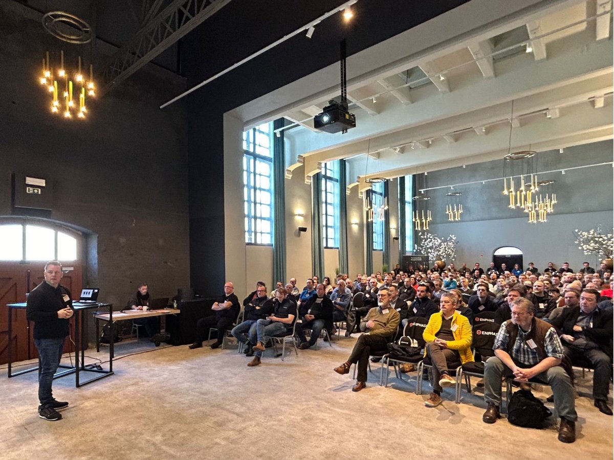 The first Enphase Energy Roadshow in Mechelen was a success!

Thank you to the 160+ installers who attended the event in Belgium on March 7th. It was an afternoon full of valuable insights on the future of the #energymarket, highlighting the Enphase Energy System, our new IQ8