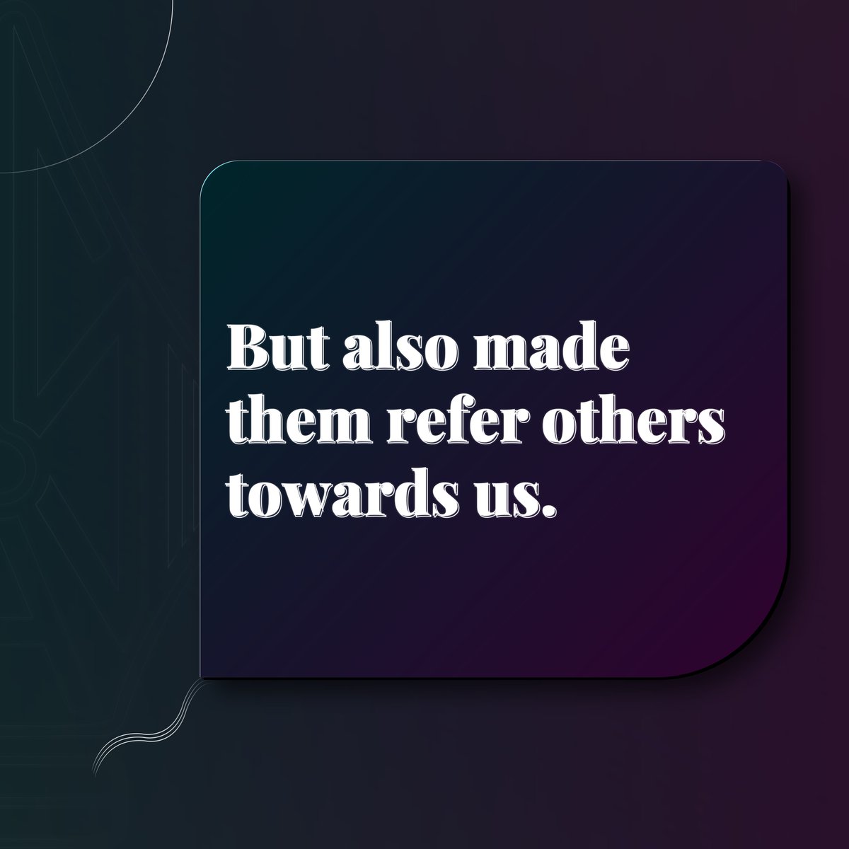 HasVisionz's tweet photo. Happy clients didn't just return—they referred others to us, expanding our network through word of mouth. 8/8 https://t.co/zjOfGGTA0T